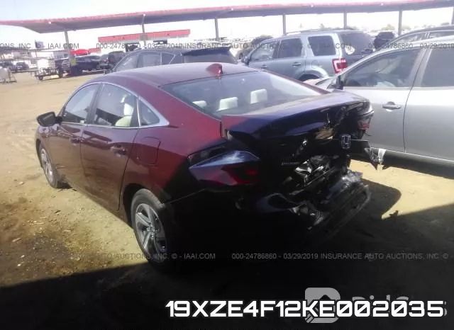 19XZE4F12KE002035 фото 4