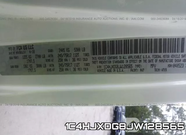1C4HJXDG8JW128565 фото 10