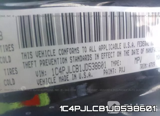 1C4PJLCB1JD538601 фото 10