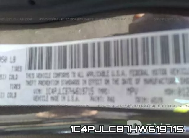 1C4PJLCB7HW619715 фото 10