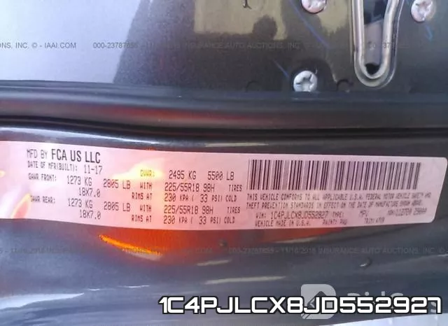 1C4PJLCX8JD552927 фото 10