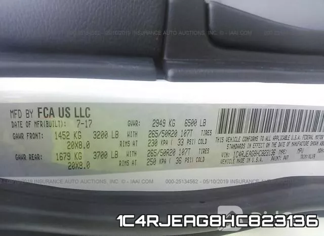 1C4RJEAG8HC823136 фото 10