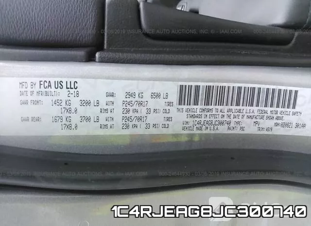 1C4RJEAG8JC300740 фото 10