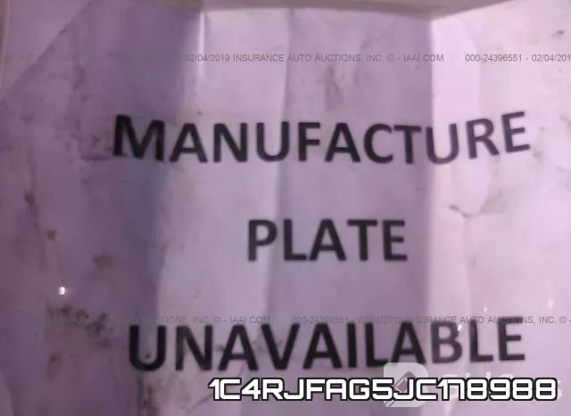 1C4RJFAG5JC178988 фото 10