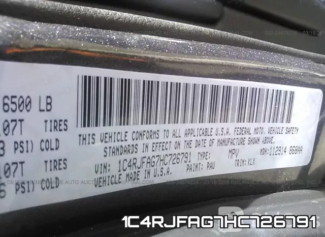 1C4RJFAG7HC726791 фото 10