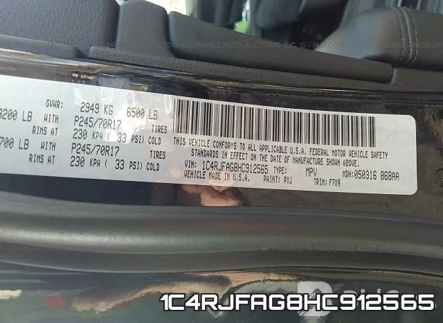 1C4RJFAG8HC912565 фото 10