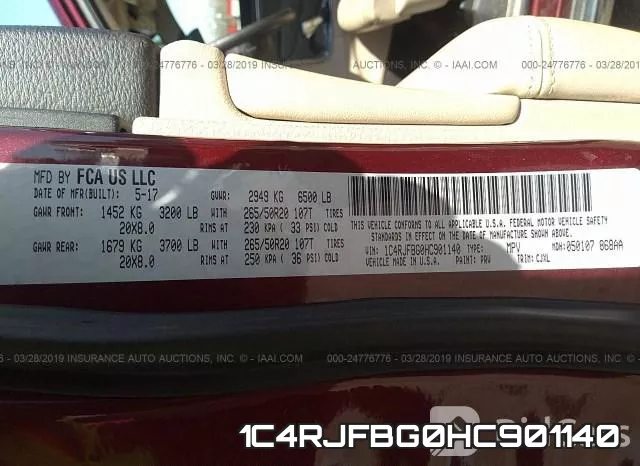 1C4RJFBG0HC901140 фото 10