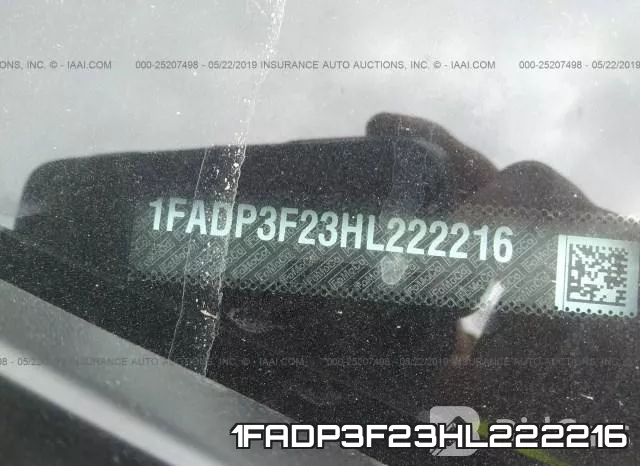1FADP3F23HL222216 фото 10