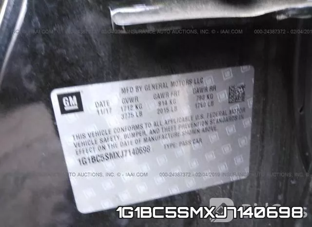 1G1BC5SMXJ7140698 фото 10