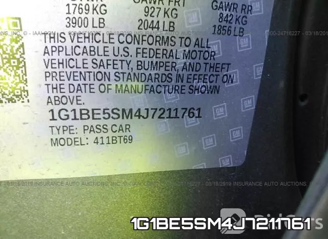 1G1BE5SM4J7211761 фото 10