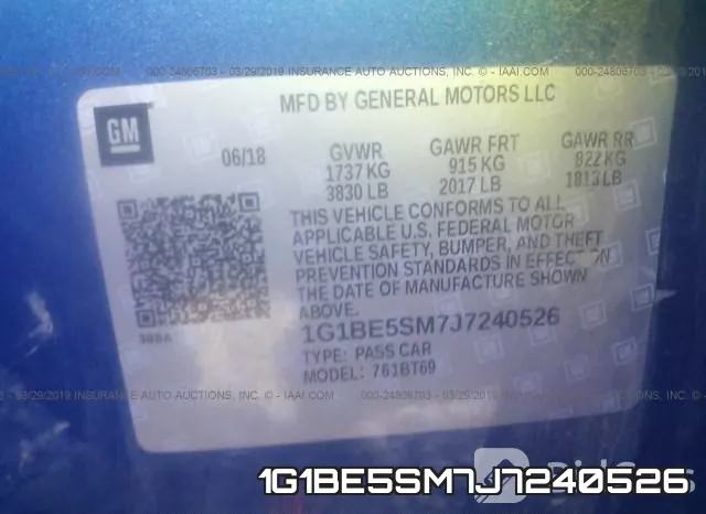 1G1BE5SM7J7240526 фото 10