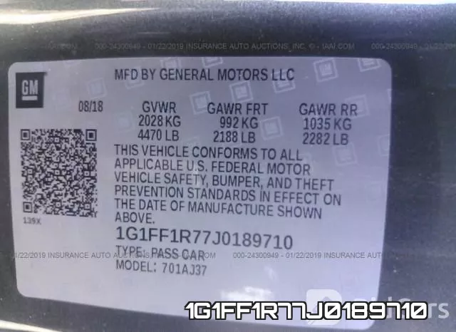 1G1FF1R77J0189710 фото 10