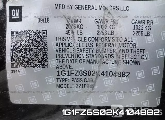 1G1FZ6S02K4104882 фото 10