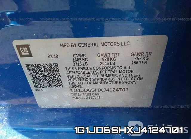 1G1JD6SHXJ4124701 фото 10