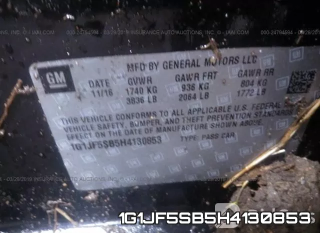 1G1JF5SB5H4130853 фото 10