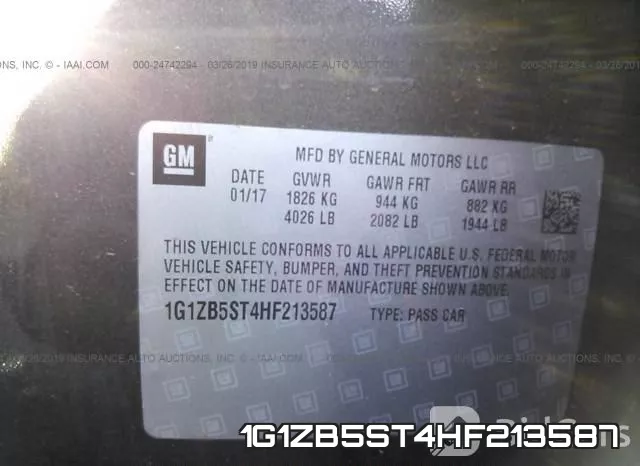 1G1ZB5ST4HF213587 фото 10