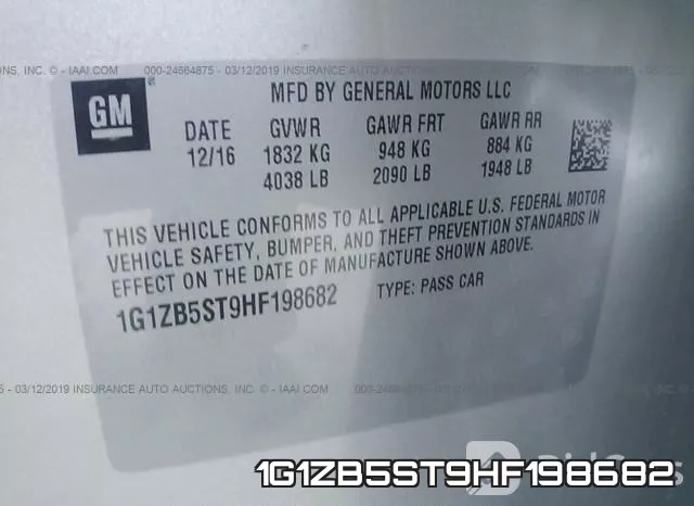 1G1ZB5ST9HF198682 фото 10