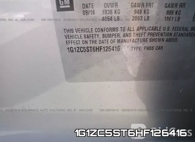 1G1ZC5ST6HF126416 фото 10