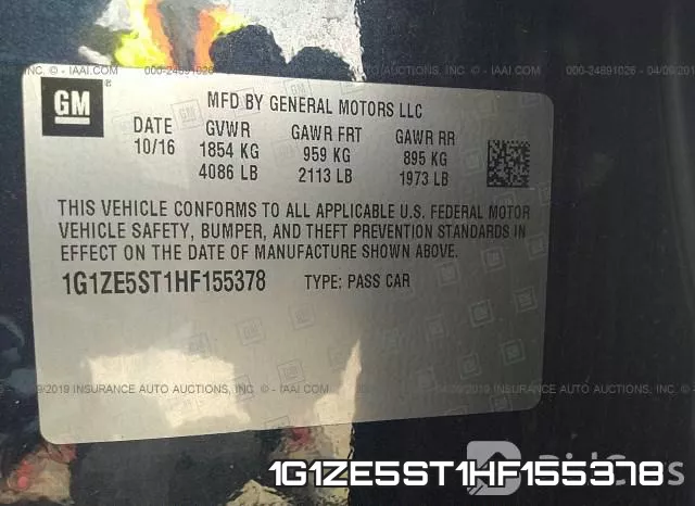 1G1ZE5ST1HF155378 фото 10