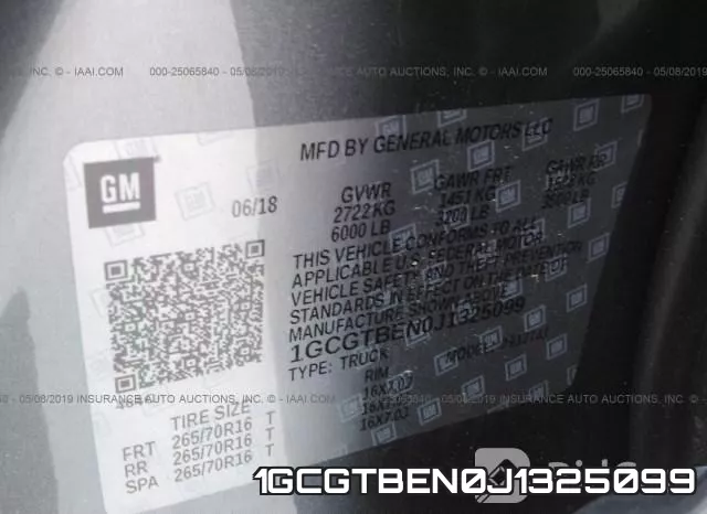 1GCGTBEN0J1325099 фото 10