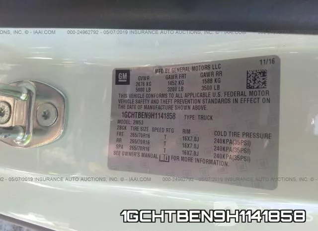 1GCHTBEN9H1141858 фото 10