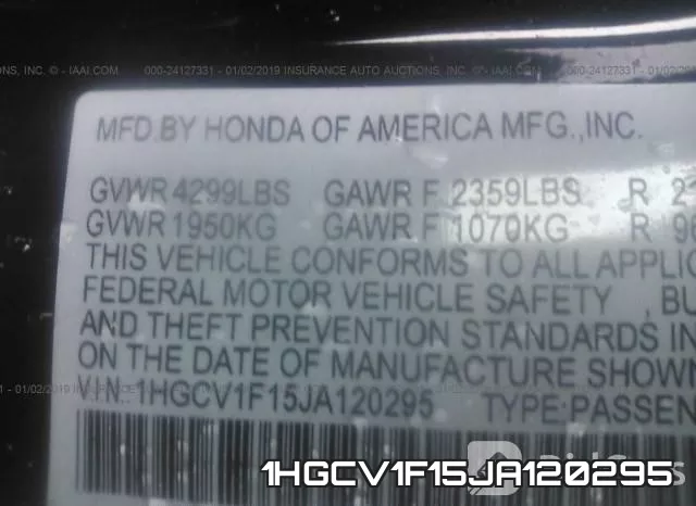 1HGCV1F15JA120295 фото 9