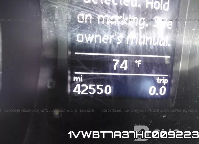 1VWBT7A37HC009223 фото 8