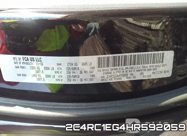 2C4RC1EG4HR592059 фото 10