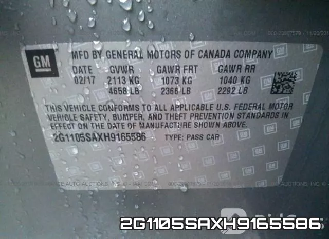 2G1105SAXH9165586 фото 10