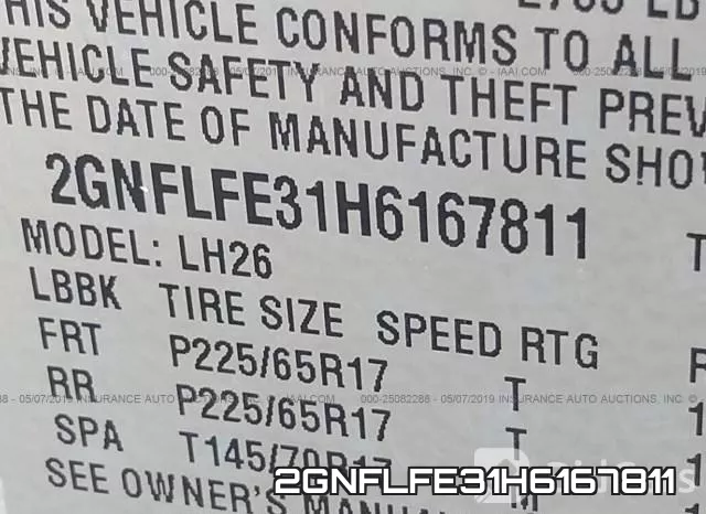 2GNFLFE31H6167811 фото 10