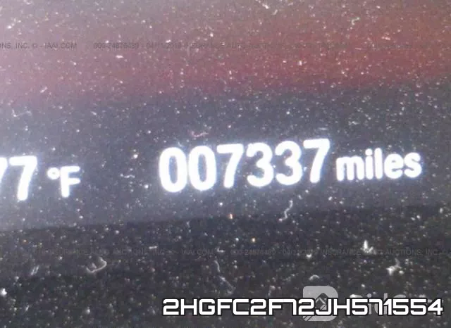 2HGFC2F72JH571554 фото 8