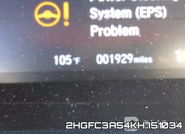 2HGFC3A54KH751034 фото 8