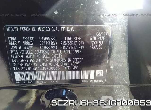 3CZRU6H36JG700853 фото 10