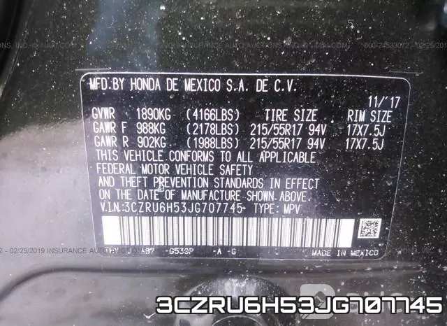 3CZRU6H53JG707745 фото 10