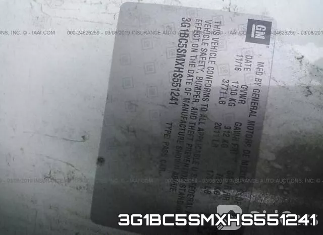 3G1BC5SMXHS551241 фото 10