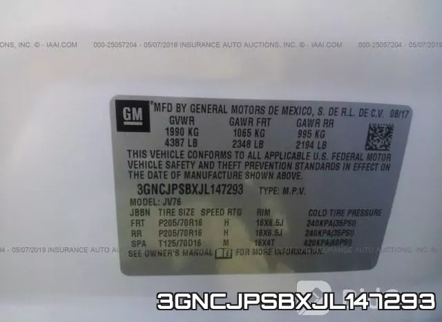 3GNCJPSBXJL147293 фото 10