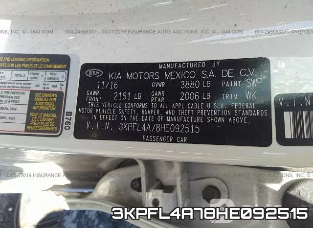 3KPFL4A78HE092515 фото 10