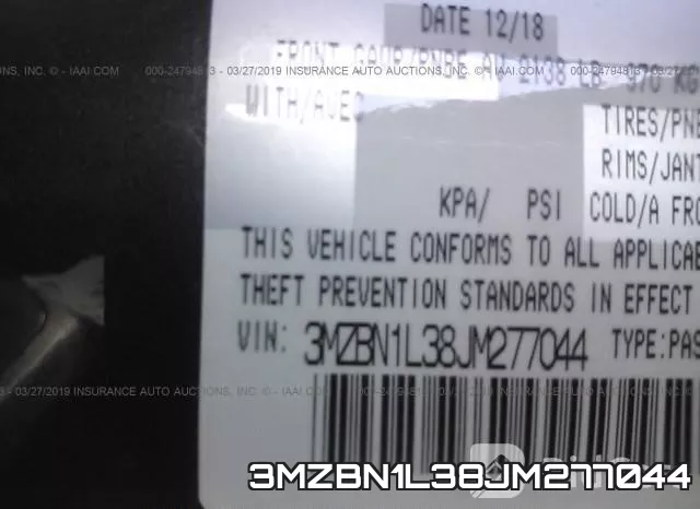 3MZBN1L38JM277044 фото 10