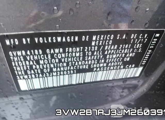 3VW2B7AJ3JM260391 фото 10