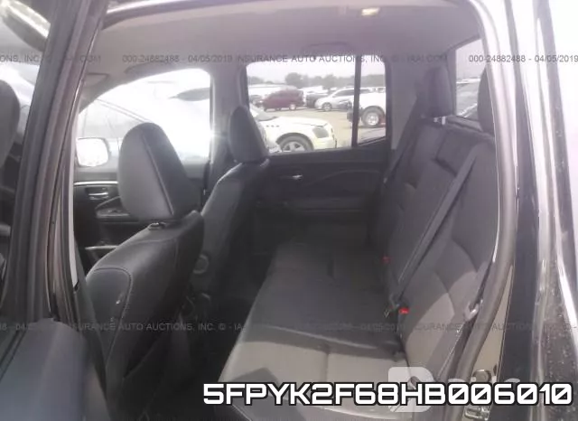 5FPYK2F68HB006010 фото 9