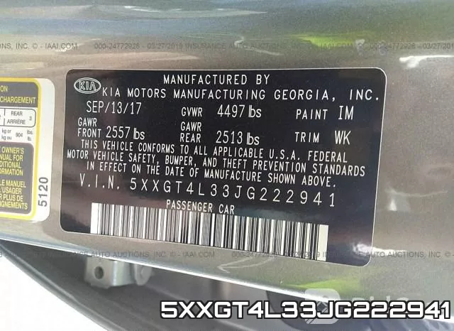 5XXGT4L33JG222941 фото 10