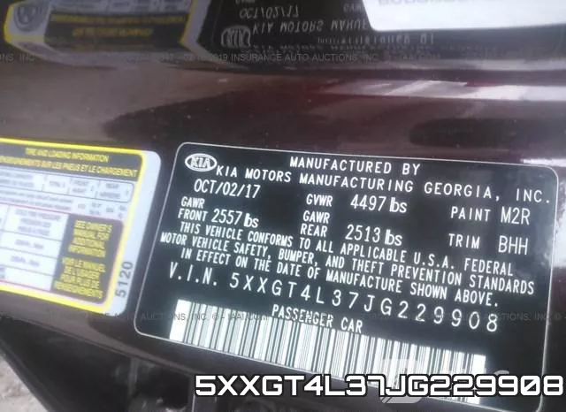 5XXGT4L37JG229908 фото 10