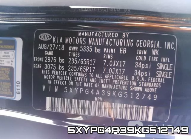 5XYPG4A39KG512749 фото 10
