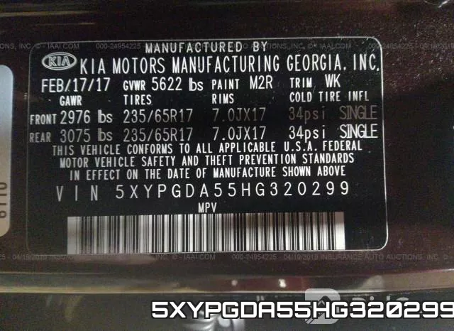 5XYPGDA55HG320299 фото 10