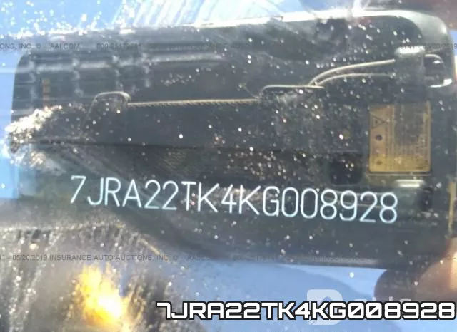 7JRA22TK4KG008928 фото 10