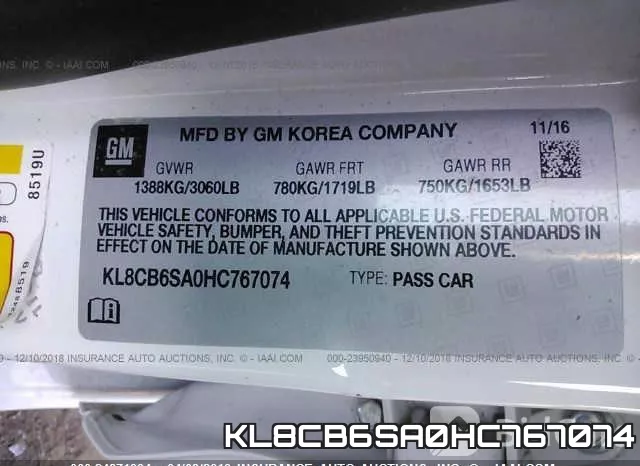 KL8CB6SA0HC767074 фото 10