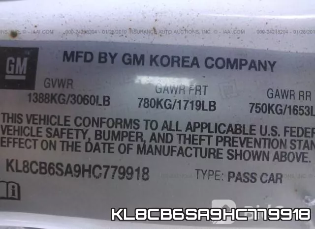 KL8CB6SA9HC779918 фото 10