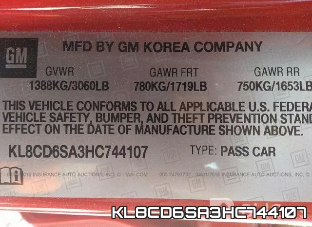 KL8CD6SA3HC744107 фото 10