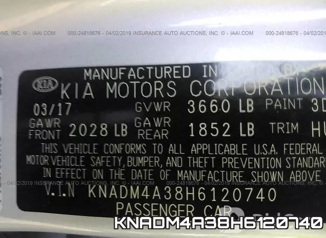 KNADM4A38H6120740 фото 10