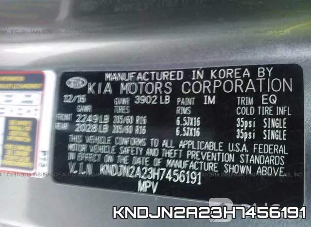 KNDJN2A23H7456191 фото 10